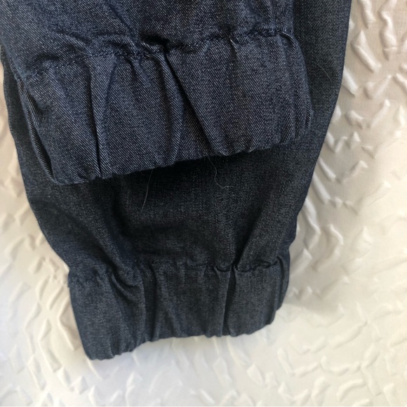 Women's MEC Rock Climbing Denim Blue Relaxed Fit Joggers Organic Cotton Blend - Picture 11 of 15